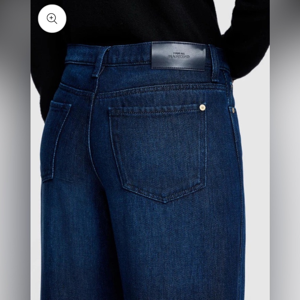 7 for all mankind Modern DOJO Tailorless Trouser Jean Poppy - Picture 4 of 10